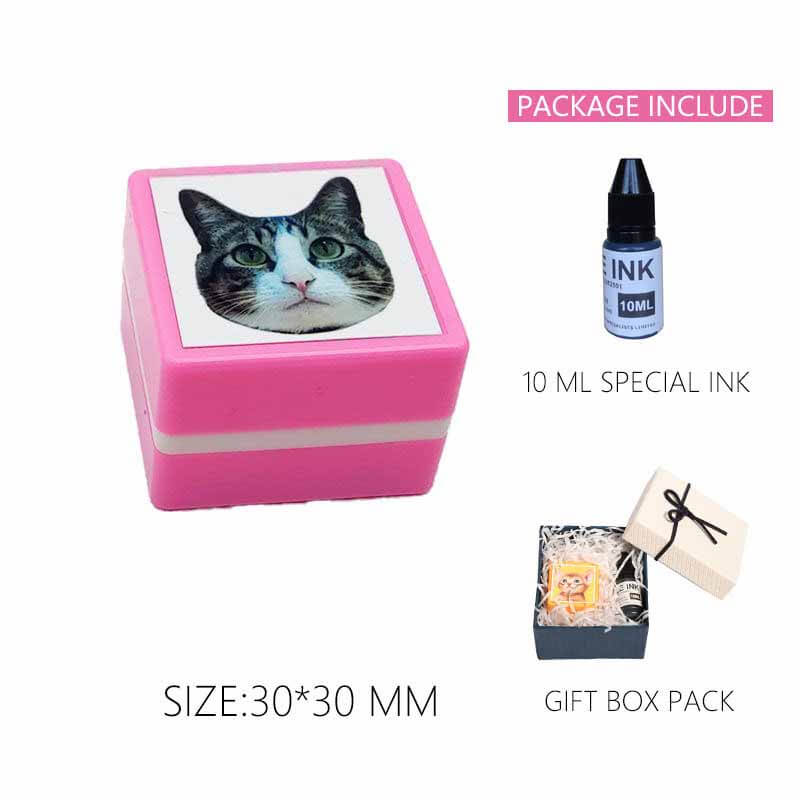Custom Cat Stamp DIY Figure Print Personalized Dog Chapters Souvenirs  Special Hand Accounts - AliExpress