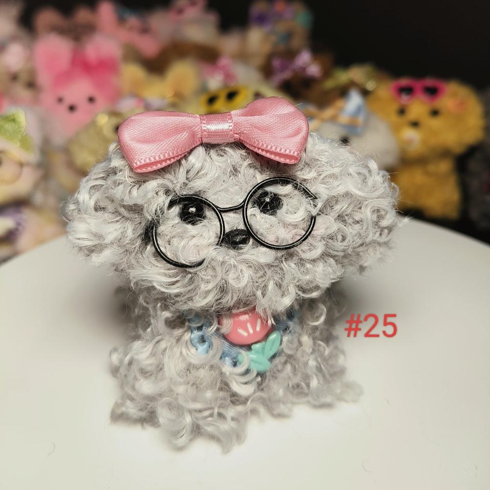 Small Size（Furry hair） TikTok LIVE Handmade Plush Toys - Pre-Made Craft Set for Kids and Adults