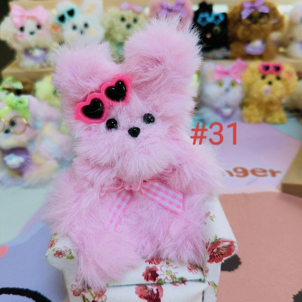 Small Size（Furry hair） TikTok LIVE Handmade Plush Toys - Pre-Made Craft Set for Kids and Adults