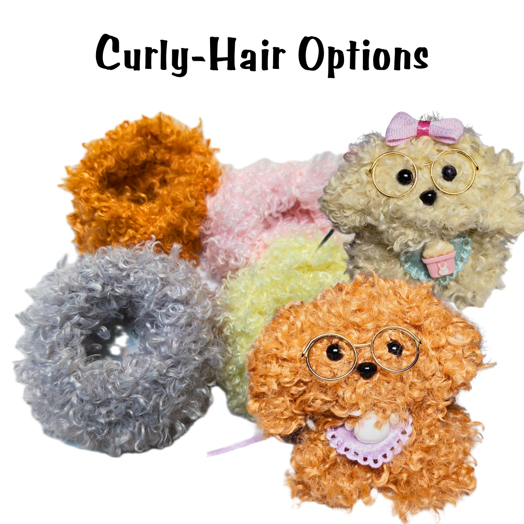 Curly hair pipe cleaner, handmade materials, plush toy materials