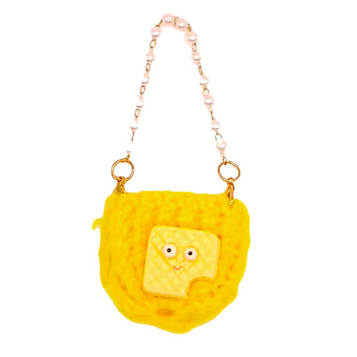 Doll Accessories-- Cute knitted bag