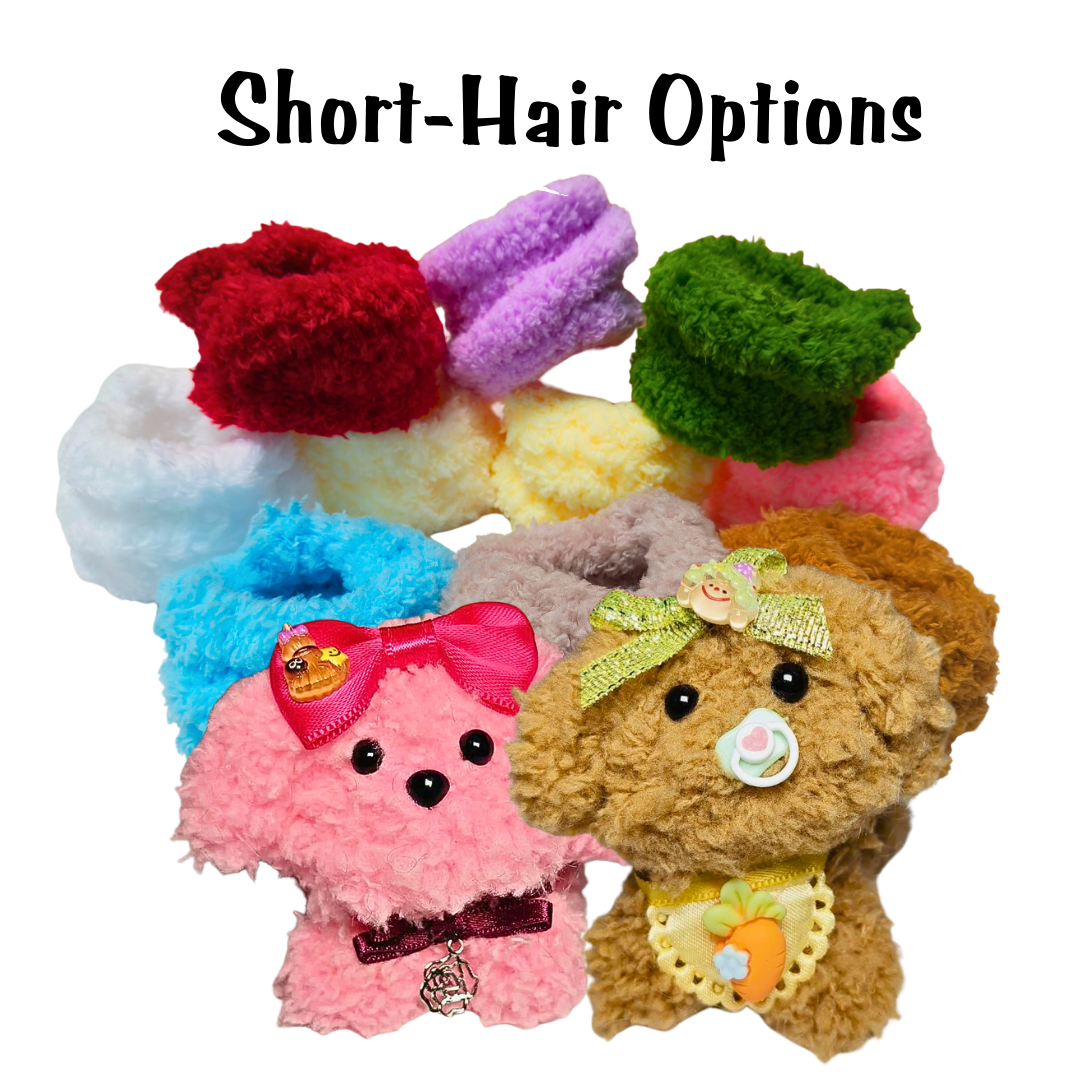 Short-Hair  fur pipe cleaner, handmade materials, plush toy materials.