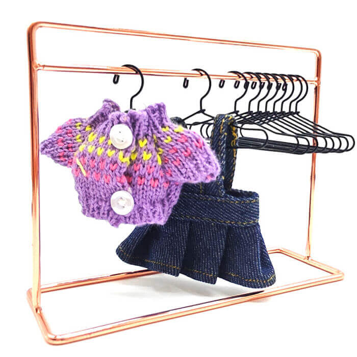 Doll DIY Accessories Clothes Hanger Set