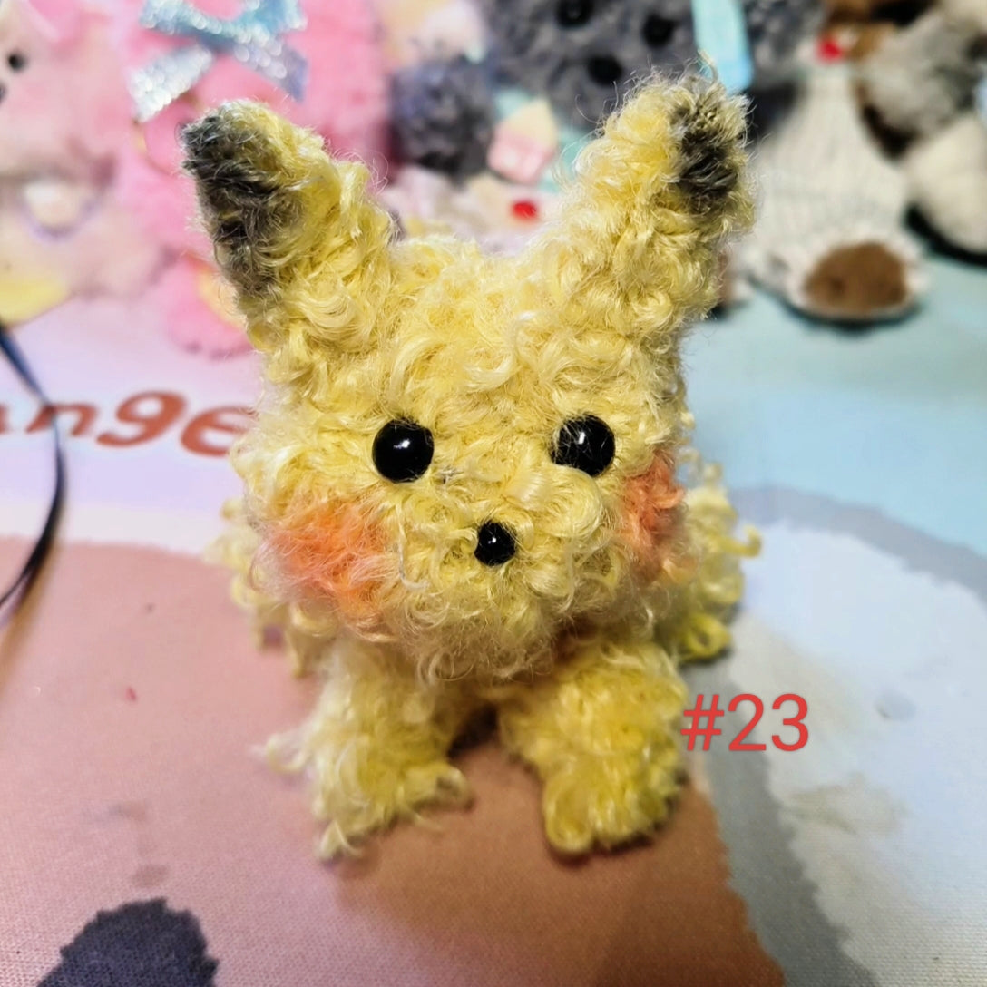 Small Size（Furry hair） TikTok LIVE Handmade Plush Toys - Pre-Made Craft Set for Kids and Adults