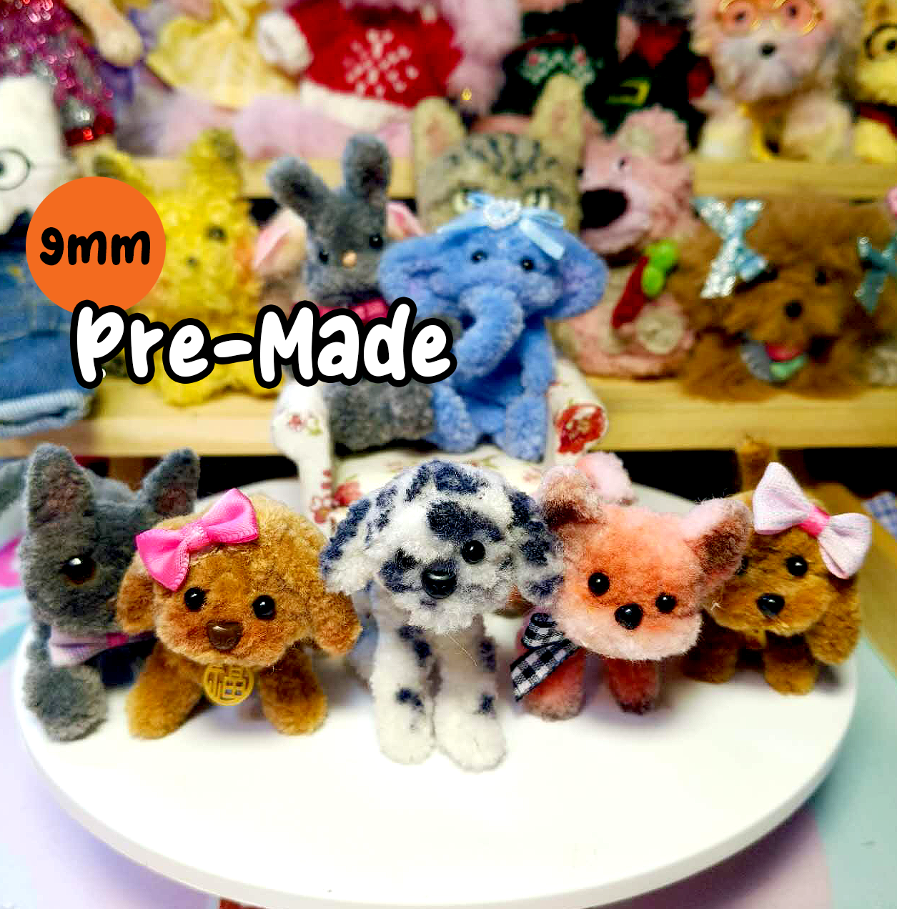 Small Size（9mm） TikTok LIVE Handmade Plush Toys - Pre-Made