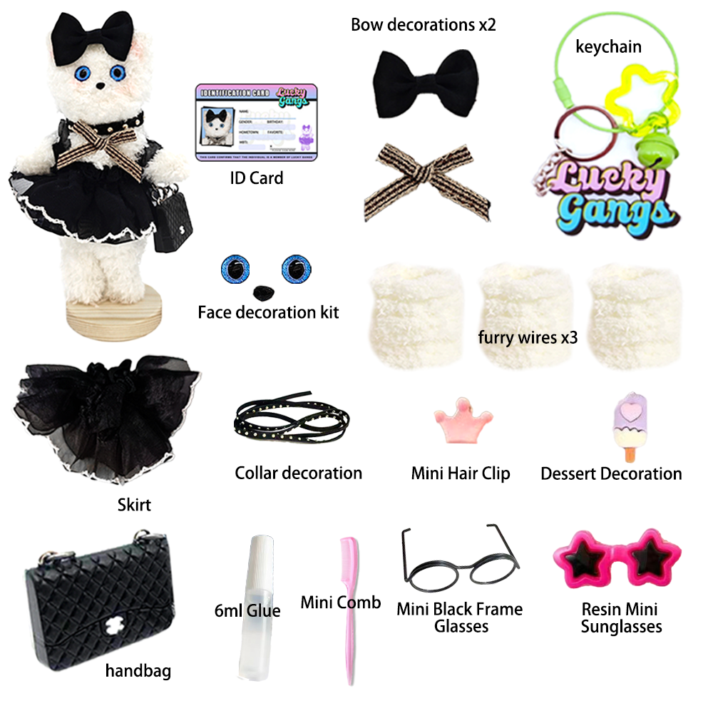 Lady Whisker 🐱 - The Rich Girl-DIY Kit