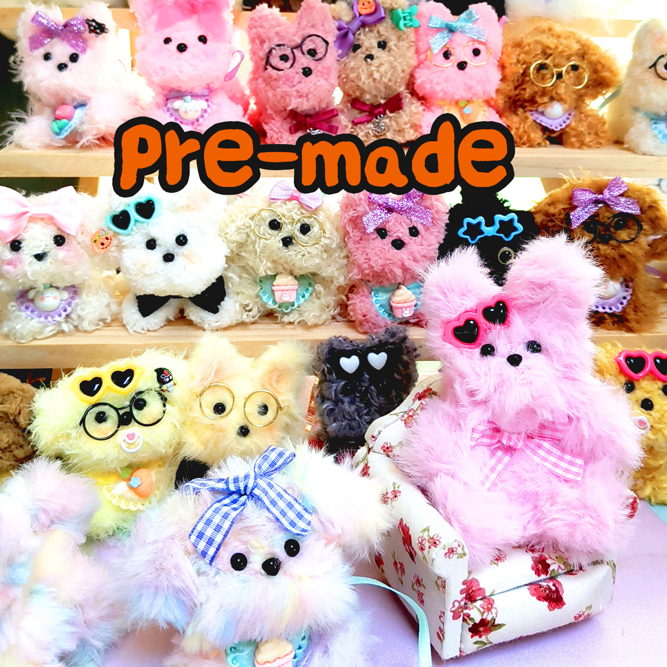 Small Size- TikTok LIVE Handmade Pre-Made Plush Toy Making Finished Product