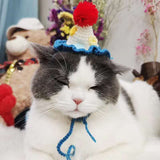 Pet Cute Ice Cream Knitting Wool Birthday Hat