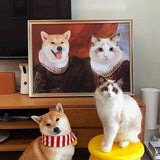 Customized pet portrait decoration