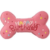 Dog Birthday Gift Plush Toy Bone Cake