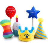 Pet Birthday Gift Plush Toy Set (Set of 6)