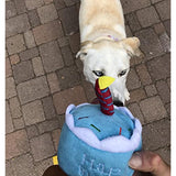 Dog birthday toy plush bite resistant birthday cake