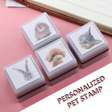 Cute pet custom stamp (portable)