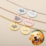 Paw print picture custom pet dog bracelet jewelry